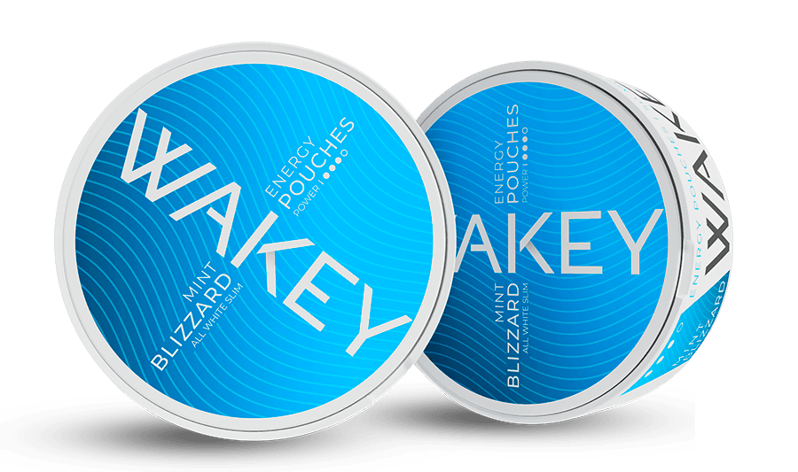 Blizzard Mint Wakey energy pouches